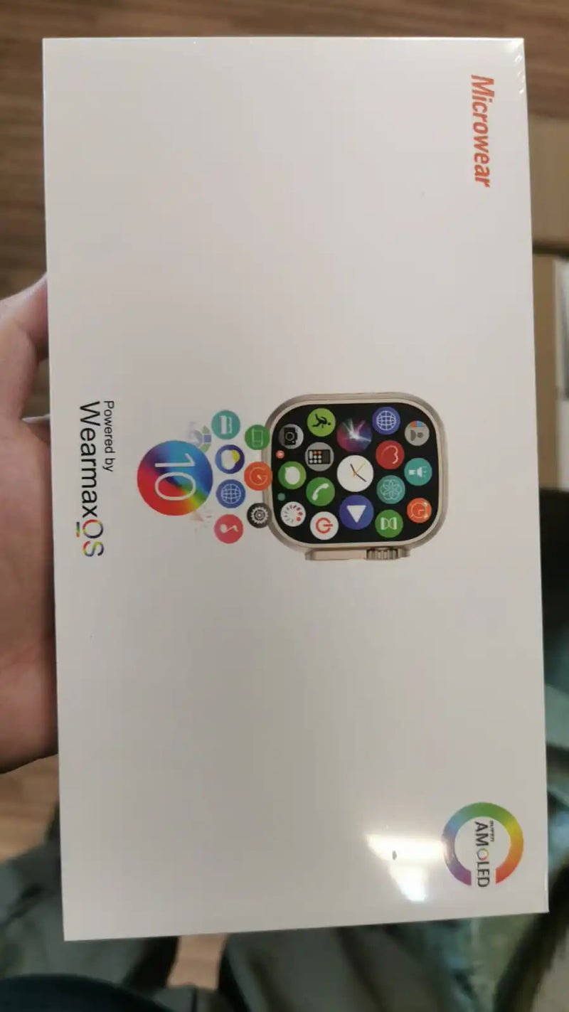 Smartwatch W69+ – Tela AMOLED de 49mm, Design Moderno e Alta Definição.