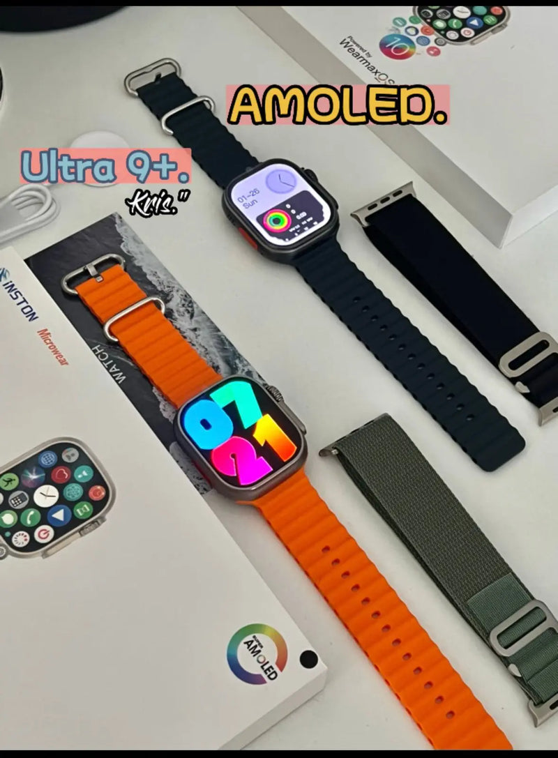 Smartwatch W69+ – Tela AMOLED de 49mm, Design Moderno e Alta Definição.