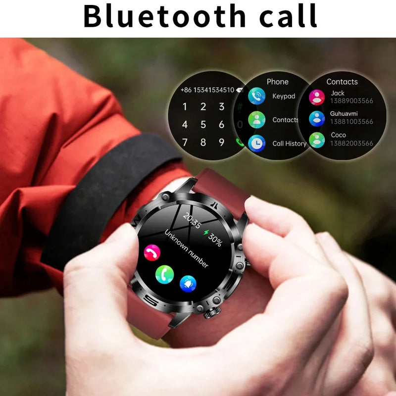 Relógio Smart 2024 – Mede Glicose, Ácido Úrico, Colesterol, ECG/PPG, Chamadas Bluetooth e Monitor de Saúde