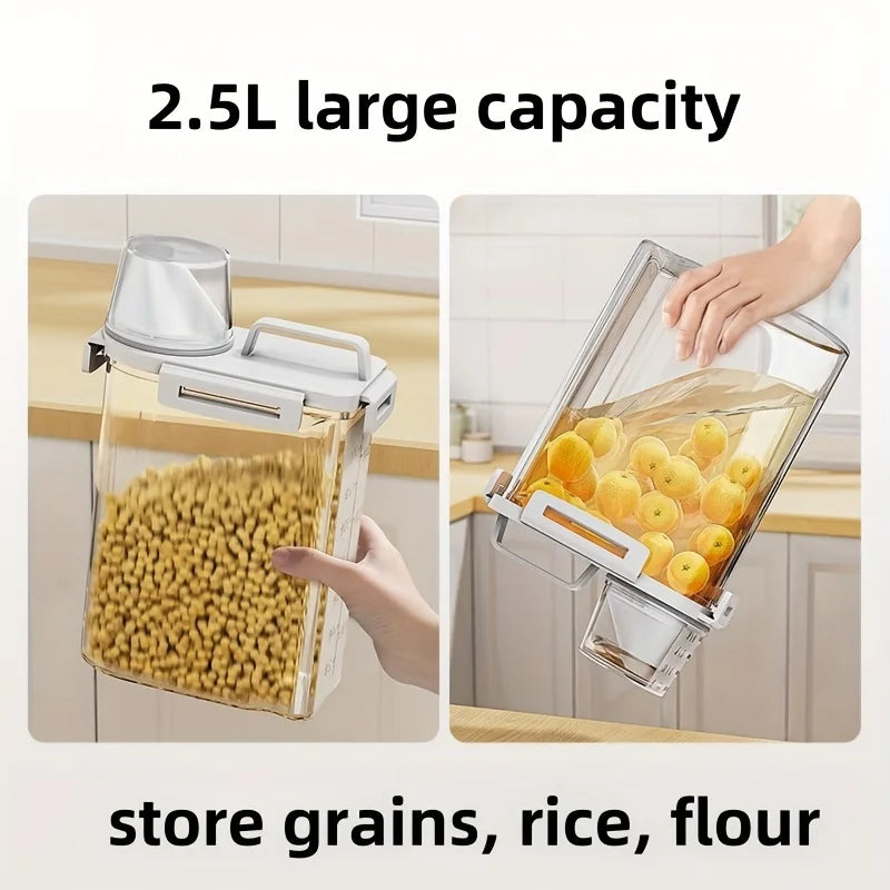Caixa De Armazenamento De Grãos De Grau Alimentício Cinco, Balde De Arroz, Tanque De Armazenamento, Tanque De Vedação, utensílio De Cozinha