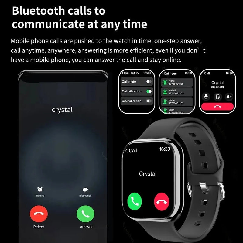 Relógio Inteligente 9 Pro – 49mm, Tela AMOLED 2,19", ECG, Carga Sem Fio, Bateria 450mAh, Esportivo Unissex