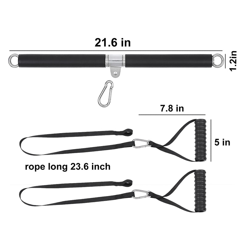 Corda para Tríceps e Bíceps – Acessório de Treino para Pulley, Costas, Peito e Ombros