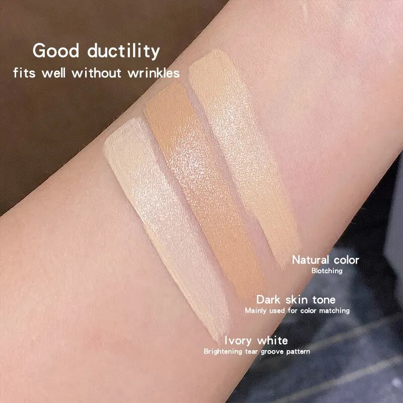 Três Corretivo de Cores Para Cobrir Spots Espinhas Black Eye Circles Lacrimal Groove Repair Foundation Maquiagem e Maquiagem