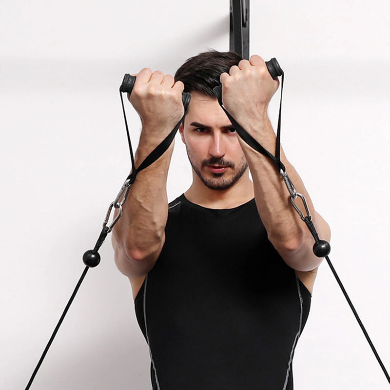 Corda para Tríceps e Bíceps – Acessório de Treino para Pulley, Costas, Peito e Ombros