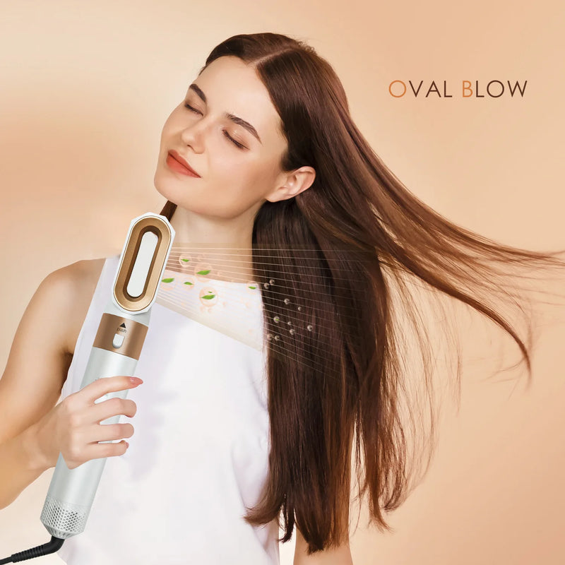Escova Secadora 3 em 1 – Seca, Alisa e Modela com 1000W.