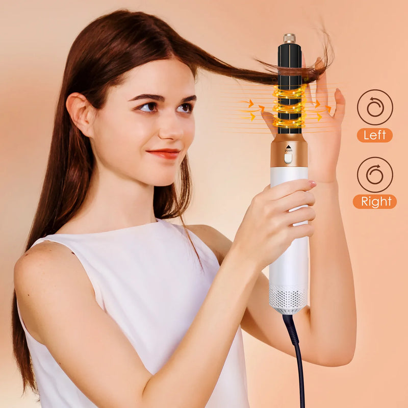 Escova Secadora 3 em 1 – Seca, Alisa e Modela com 1000W.