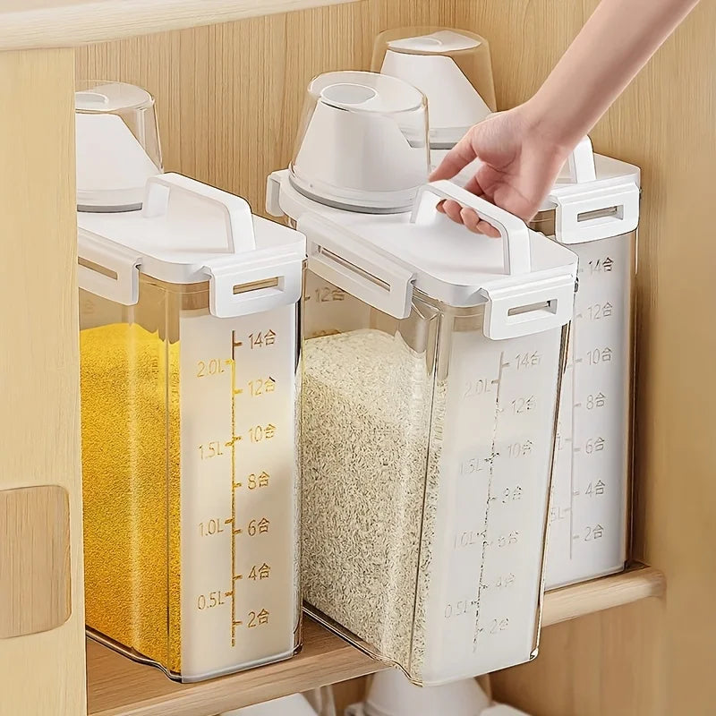Caixa De Armazenamento De Grãos De Grau Alimentício Cinco, Balde De Arroz, Tanque De Armazenamento, Tanque De Vedação, utensílio De Cozinha
