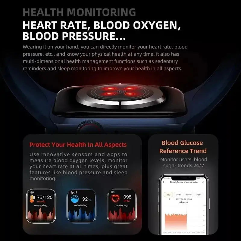 Relógio Inteligente 9 Pro – 49mm, Tela AMOLED 2,19", ECG, Carga Sem Fio, Bateria 450mAh, Esportivo Unissex