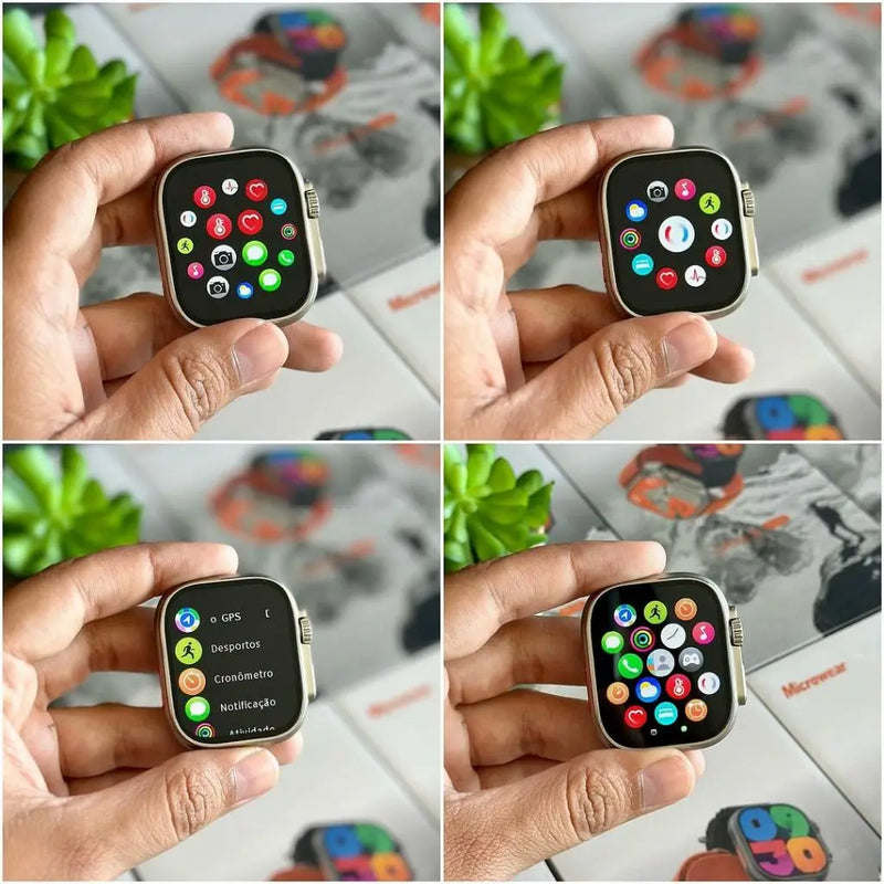 Smartwatch U9 Plus Original 2023 Lançamento NFC Siri