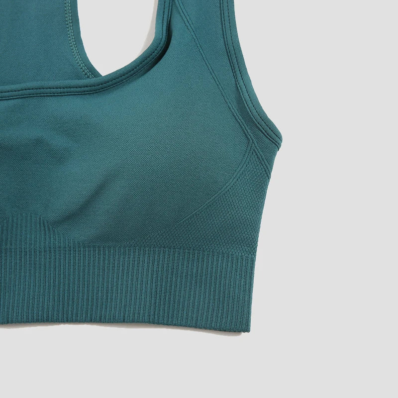 Top Esportivo Push Up Feminino, com Bojo Removível, Ideal para Yoga, Treino e Atividades Físicas.